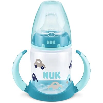 NUK First Choice Učící lahvička - Kontrola teploty, 150ml, Zelená NUK First Choice Učící lahvička - Kontrola teploty, 150ml, Zelená
