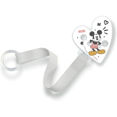 NUK Mickey Mouse Smoczek i Paska - Wytrzymały i Infrangibile NUK Mickey Mouse Smoczek i Paska - Wytrzymały i Infrangibile
