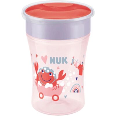 NUK Magic Cup 230ml Auslaufsicher 360°-Trinkrand Pink NUK Magic Cup 230ml Auslaufsicher 360°-Trinkrand Pink