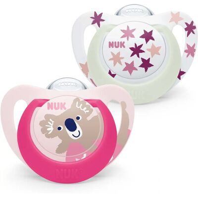 Sucette NUK Koala Jour & Nuit - Brille dans le noir - 18-36 mois Sucette NUK Koala Jour & Nuit - Brille dans le noir - 18-36 mois