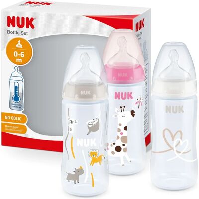 NUK Flaschen Set First Choice No Colic 3x300ml NUK Flaschen Set First Choice No Colic 3x300ml