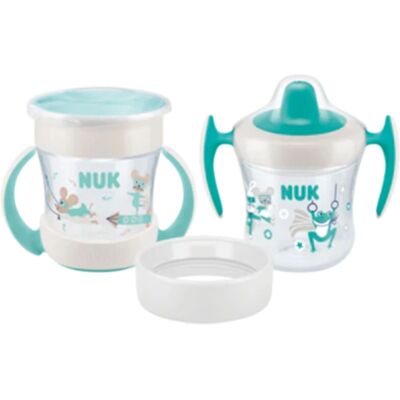 NUK Mini Cups Set 6m+ Mint/Turquoise - Mini Cups NUK Mini Cups Set 6m+ Mint/Turquoise - Mini Cups