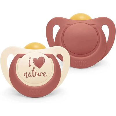 Tétine Rouge Nuk - Pack de 2 - 6-18 mois - Publicité Tétine Rouge Nuk - Pack de 2 - 6-18 mois - Publicité