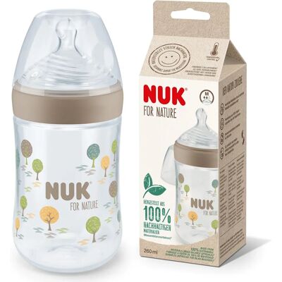 NUK para Nature Mamadeira de Bebê Bico Médio 260 ml Semelhante ao seio Anti cólica Silicone T - Mamadeira para bebê NUK para Nature Mamadeira de Bebê Bico Médio 260 ml Semelhante ao seio Anti cólica Silicone T - Mamadeira para bebê
