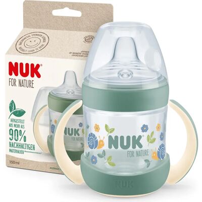 NUK för Nature Drickflaska 6-18 månader 150 ml Handtag & Bröstliknande Hållbar NUK för Nature Drickflaska 6-18 månader 150 ml Handtag & Bröstliknande Hållbar