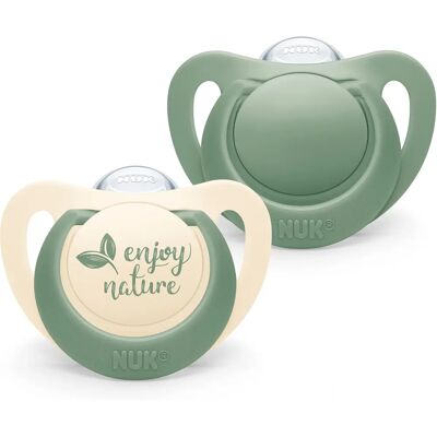 NUK for Nature Chupeta para Bebês - 6-18 Meses - Silicone Sustentável NUK for Nature Chupeta para Bebês - 6-18 Meses - Silicone Sustentável
