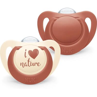 Tétine NUK pour Nature Bébé 0-6 Mois Silicône Durable - Publicité Tétine NUK pour Nature Bébé 0-6 Mois Silicône Durable - Publicité