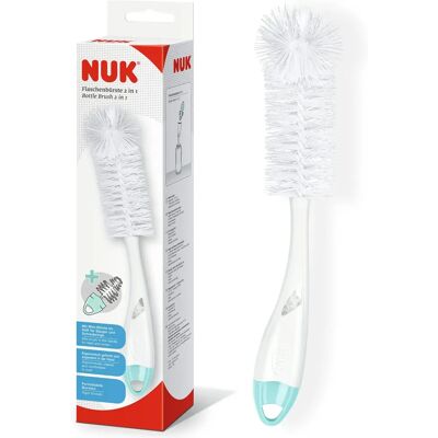 NUK Babyflaschen- und Saugerbürste - Weiß NUK Babyflaschen- und Saugerbürste - Weiß