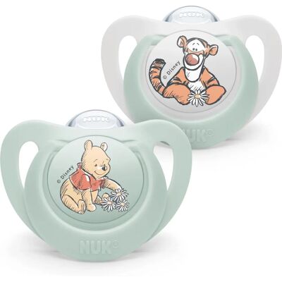 NUK Stjärna Baby Napp - BPA-fri Silikon - 6-18 Månader - Lugnande 99% NUK Stjärna Baby Napp - BPA-fri Silikon - 6-18 Månader - Lugnande 99%