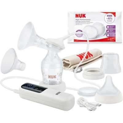 NUK Soft & Easy Electric Breast Pump - Clear NUK Soft & Easy Electric Breast Pump - Clear