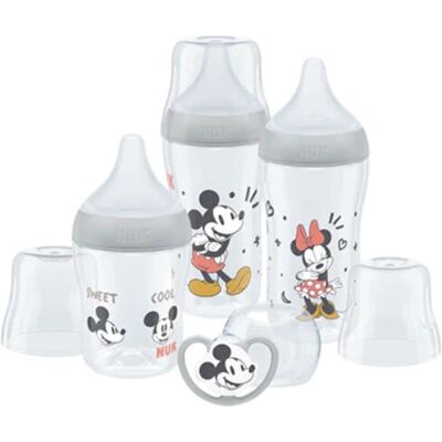 Ensemble de biberons NUK avec Mickey Mouse de Disney - Nourrissons, sans BPA Ensemble de biberons NUK avec Mickey Mouse de Disney - Nourrissons, sans BPA