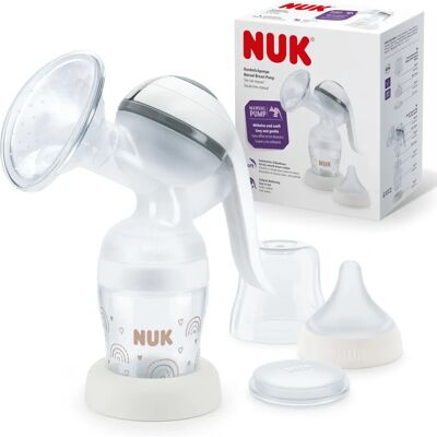 Χειροκίνητο Θήλαστρο NUK Perfect Match - Μασάζ Σιλικόνης, Με Μπιμπερό Χειροκίνητο Θήλαστρο NUK Perfect Match - Μασάζ Σιλικόνης, Με Μπιμπερό