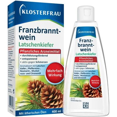 Klosterfrau Franzbranntwein Latschenkiefer - Muskel- & Gelenkschmerz Klosterfrau Franzbranntwein Latschenkiefer - Muskel- & Gelenkschmerz