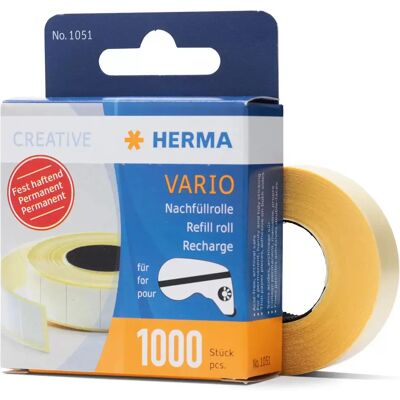 Etiquetas autoadesivas Herma 1051 - Brancas - 1000 pcs Etiquetas autoadesivas Herma 1051 - Brancas - 1000 pcs