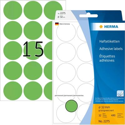 Herma 2275 Självhäftande Runda Etiketter - Etiketter Herma 2275 Självhäftande Runda Etiketter - Etiketter