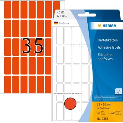 Herma Vörös Többcélú Címkék - 1120 db Herma Vörös Többcélú Címkék - 1120 db