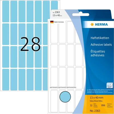 Herma 2363 Étiquettes Autoadhésives Multi-usages - 896 pcs - Publicité Herma 2363 Étiquettes Autoadhésives Multi-usages - 896 pcs - Publicité