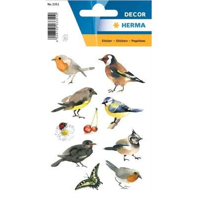 Herma Water-Coloured Birds Premium-Qualität Selbstklebende Dekorative Aufkleber Herma Water-Coloured Birds Premium-Qualität Selbstklebende Dekorative Aufkleber