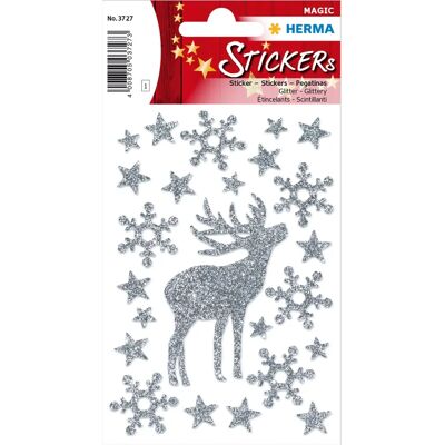 Herma Glitzernder Hirsch Dekorative Aufkleber - 20 Stück - Selbstklebend - Hochwertig - Produkttyp: Dekorative Aufkleber Herma Glitzernder Hirsch Dekorative Aufkleber - 20 Stück - Selbstklebend - Hochwertig - Produkttyp: Dekorative Aufkleber