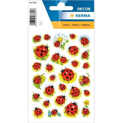 Autocollants décoratifs de coccinelles Herma - Charme d'insecte - Publicité Autocollants décoratifs de coccinelles Herma - Charme d'insecte - Publicité