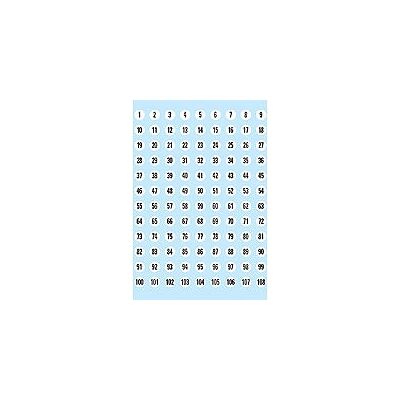 Herma 1-540 Schwarz/Weiß Papier Nummer Etiketten - Labels Herma 1-540 Schwarz/Weiß Papier Nummer Etiketten - Labels