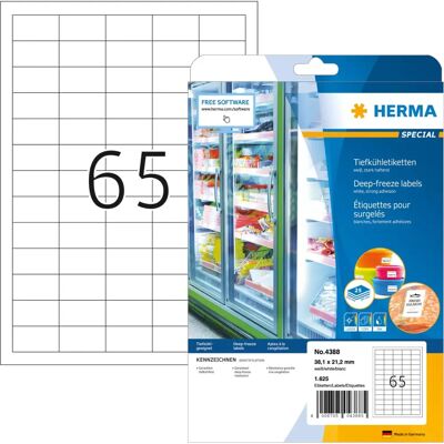 Herma 4388 White Rectangular Label - Printer Labels Herma 4388 White Rectangular Label - Printer Labels