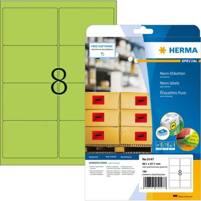 Herma 5147 Grüne Selbstklebende Etiketten - Produkttyp Herma 5147 Grüne Selbstklebende Etiketten - Produkttyp