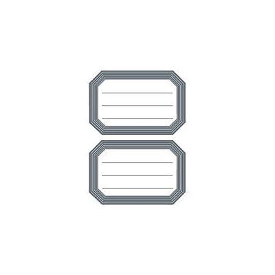 Herma Boeklabels 82x55mm Grijze Rand Getekend - Boeklabels Herma Boeklabels 82x55mm Grijze Rand Getekend - Boeklabels