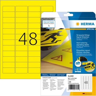 HERMA 8030 Weerbestendige Polyesterlabels - Printer Label HERMA 8030 Weerbestendige Polyesterlabels - Printer Label