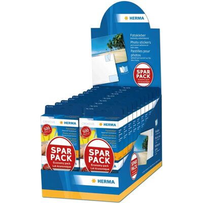 Herma Photo Stickers - Twin Pack 500 - Photo Fitting Tape Herma Photo Stickers - Twin Pack 500 - Photo Fitting Tape