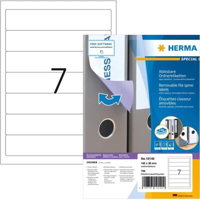 HERMA 10140 Öntapadós címkék - Téglalap 700 db HERMA 10140 Öntapadós címkék - Téglalap 700 db