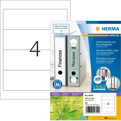 Herma Fehér Öntapadós Nyomtatócímkék - Nyomtató etikettek Herma Fehér Öntapadós Nyomtatócímkék - Nyomtató etikettek