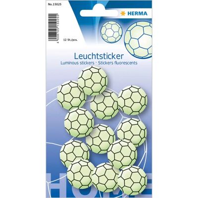 Adesivo da calcio fluorescente nero e verde Herma - Decorativo, 3cm Adesivo da calcio fluorescente nero e verde Herma - Decorativo, 3cm
