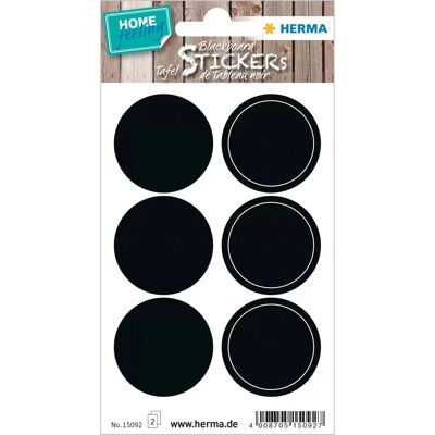 HERMA 15092 Étiquettes Circulaires Autoadhésives Noires - Étiquettes Autoadhésives - Publicité HERMA 15092 Étiquettes Circulaires Autoadhésives Noires - Étiquettes Autoadhésives - Publicité