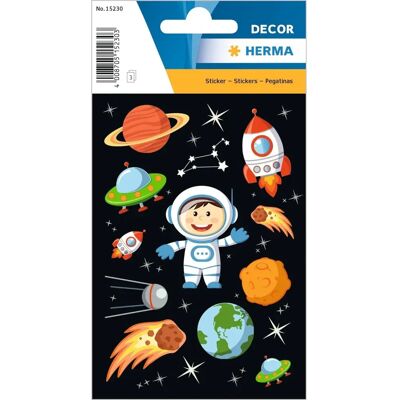 Étiquettes décoratives Astronaute Herma - Papier - Publicité Étiquettes décoratives Astronaute Herma - Papier - Publicité