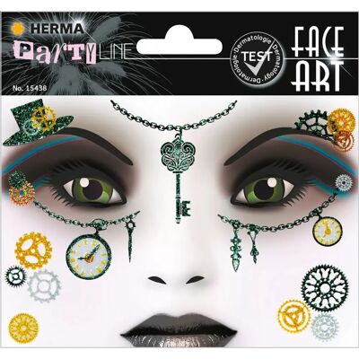 Herma 15438 - Autocollant visage multicolore - Décoratif - 1 pièce - Publicité Herma 15438 - Autocollant visage multicolore - Décoratif - 1 pièce - Publicité