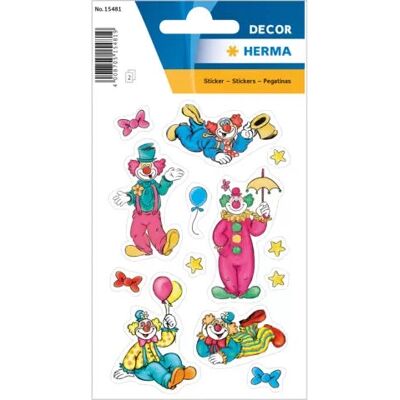 HERMA - 15481 - Clowns - Circus-Motiv - Aufkleber HERMA - 15481 - Clowns - Circus-Motiv - Aufkleber