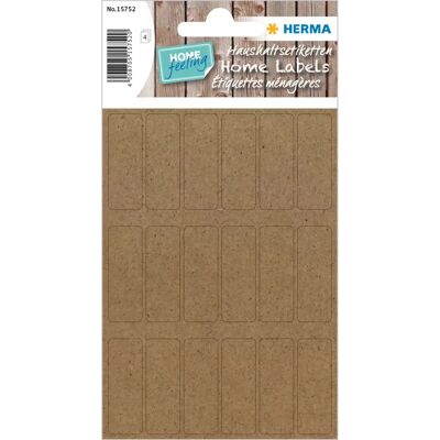 HERMA - 15752 - 12x34mm - Marron - Étiquette HERMA - 15752 - 12x34mm - Marron - Étiquette
