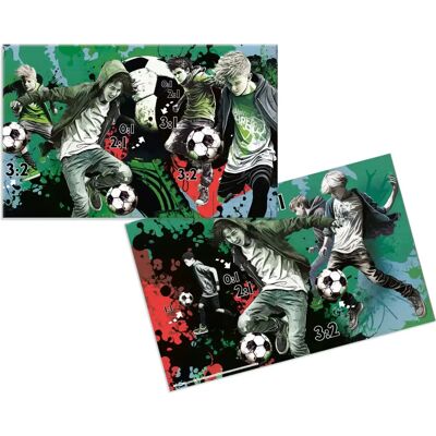 Herma 19599 Schreibtischunterlage - Fußballmuster, Beidseitiger Druck, Robustes Karton - Bunt Herma 19599 Schreibtischunterlage - Fußballmuster, Beidseitiger Druck, Robustes Karton - Bunt