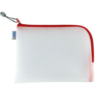 Herma Rote Transparente Netzbeutel A5 - Robuste Mehrzwecktasche Herma Rote Transparente Netzbeutel A5 - Robuste Mehrzwecktasche