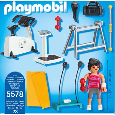 PLAYMOBIL 5578 Fitnessrum - Byggelegetøj PLAYMOBIL 5578 Fitnessrum - Byggelegetøj
