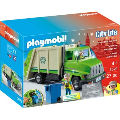 Playmobil Playmobil City Life Grüner Recycling-LKW Playmobil Playmobil City Life Grüner Recycling-LKW