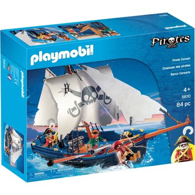 Playmobil 5810 - Piratskip - Leikeøy - 4008789058102 Playmobil 5810 - Piratskip - Leikeøy - 4008789058102