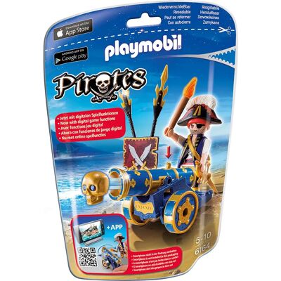 Playmobil 4008789061645 Canhão de Pirata - Figura infantil Playmobil 4008789061645 Canhão de Pirata - Figura infantil