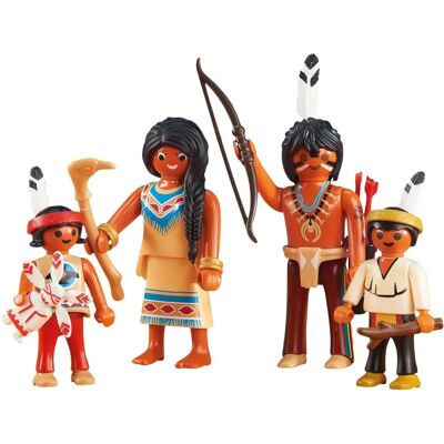 Playmobil 6322 - Família Indígena - Novidade 2014 - Embalagem de Plástico Playmobil 6322 - Família Indígena - Novidade 2014 - Embalagem de Plástico
