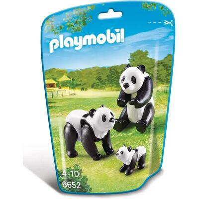 Playmobil City Life Família de Pandas - Kit de Construção Playmobil City Life Família de Pandas - Kit de Construção