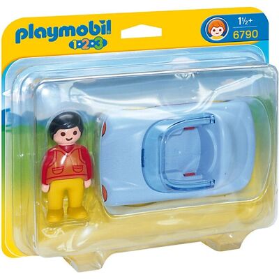 Playmobil 1.2.3 Kabrioletbil - Køretøj Playmobil 1.2.3 Kabrioletbil - Køretøj