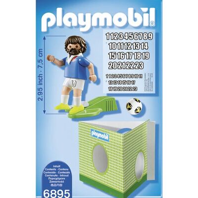 Playmobil 6895 Jogador de futebol Itália - Conjunto de brinquedos esportivos & ação Playmobil 6895 Jogador de futebol Itália - Conjunto de brinquedos esportivos & ação