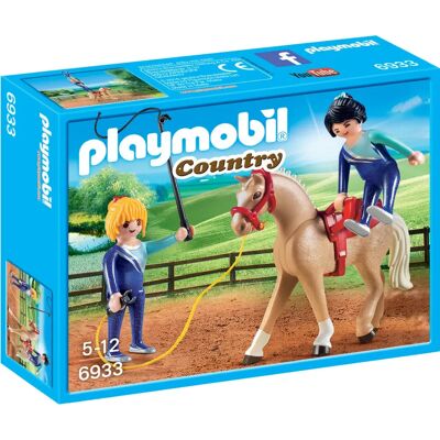 Playmobil Vaulting Horse Set - Toy Playset Playmobil Vaulting Horse Set - Toy Playset