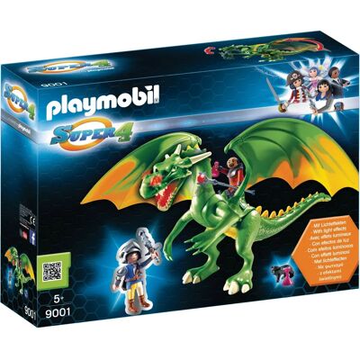 Playmobil Super 4 Kingsland Drache z Alexem - Zabawka Playmobil Super 4 Kingsland Drache z Alexem - Zabawka